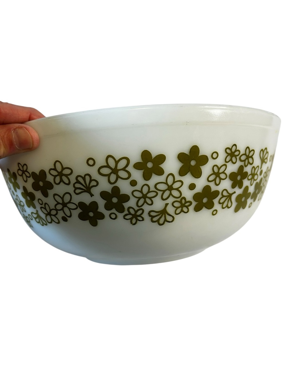 Vintage Pyrex Spring Blossom Crazy Daisy Cinderella Mixing Bowl 403 - Picture 2 of 7